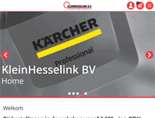 Tablet Screenshot of kleinhesselink.com
